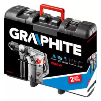 Vrtalno kladivo, 58G862, električno (kabel), 230 V, 1500 W, nastavljiv ročaj, 750 vrt/min, grafit