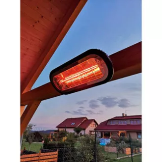 Infrardeči grelnik NEO TOOLS 90-032, 2000W, IP55, jantarna svetilka z nizkim bleščanjem, za ogrevanje tal in površin v skladiščih in na gradbiščih