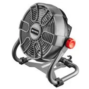 Ventilator 58G080, baterijski, 18V, napajanje iz omrežja ali baterije, grafitni