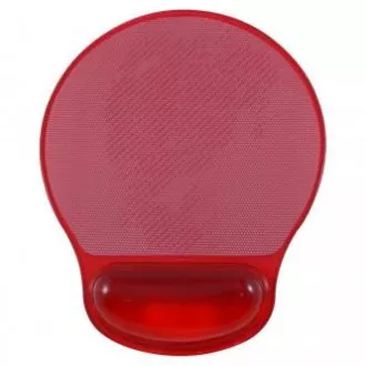 Podloga za miško z logotipom, gel, rdeča, RAZPRODAJNO