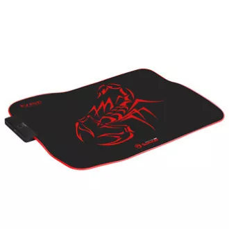RGB podloga za miško, MG8, gaming, črna, 350 x 250 mm, 3 mm, Marvo, RGB osvetlitev