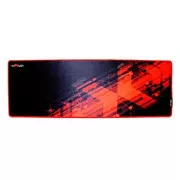 Podloga za miško, P2-XL, igralna, črno-rdeča, 78 x 27 x 0,4 cm, Red Fighter