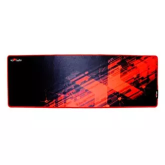 Podloga za miško, P2-XL, igralna, črno-rdeča, 78 x 27 x 0,4 cm, Red Fighter