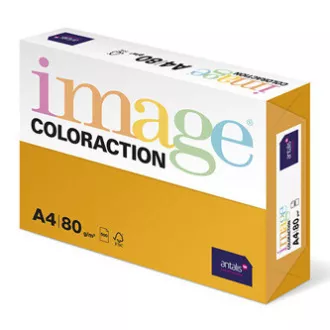 Kserografski papir Coloraction, Venezia, A4, 80 g/m2, temno oranžne barve, 500 listov, primeren za brizgalni tisk