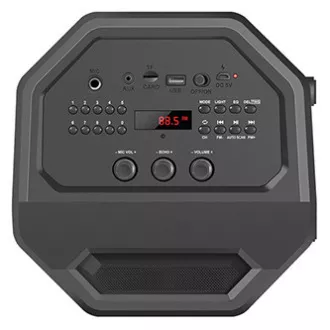 Defender Speaker Rage, Li-Ion, 2.0, 50 W, črn, nadzor glasnosti, osvetlitev LED, BT 5.0, TWS, daljinski upravljalnik, 45 Hz