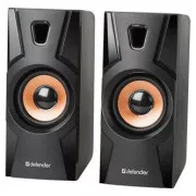 Defender zvočniki Aurora S8, 2.0, 8W, črni, nadzor glasnosti, 70Hz~20kHz