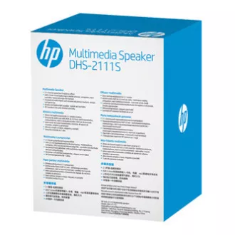 HP Zvočniki DHS-2111S, 2.1, 11 W, črni, nadzor glasnosti, plastični