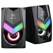 Zvočniki Marvo SG-118, 6 W, črni, osvetljeni