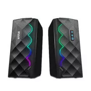 Zvočniki Marvo SG-269, 6 W, črni, Bluetooth, osvetljeni