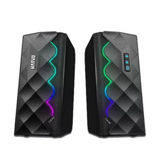 Zvočniki Marvo SG-269, 6 W, črni, Bluetooth, osvetljeni
