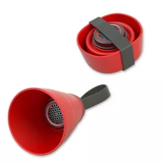 YZSY Bluetooth zvočnik SALI, 1.0, 3W, rdeč, nadzor glasnosti, zložljiv, vodoodporen, PRODAJA
