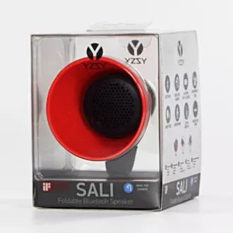 YZSY Bluetooth zvočnik SALI, 1.0, 3W, rdeč, nadzor glasnosti, zložljiv, vodoodporen, PRODAJA