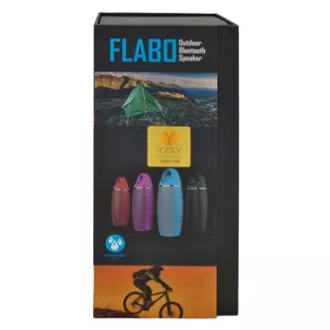 YZSY Bluetooth zvočnik FLABO, 2x5W, modri, nadzor glasnosti, PRODAJA