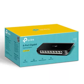 Namizno stikalo TP-LINK TL-SG1008D 1000Mbps, samodejno MDI/MDIX Namizno stikalo TP-LINK TL-SG1008D 1000Mbps, samodejno MDI/MDIX
