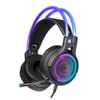 Defender Cosmo Pro RGB gaming slušalke z mikrofonom, žične, črne, 7.1 (virtualne), 50 mm gonilniki tipa USB Defender Cosmo Pro RGB gaming slušalke z mikrofonom, žične, črne, 7.1 (virtualne), 50 mm gonilniki tipa USB