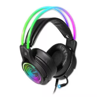 Defender Cosmo Pro RGB gaming slušalke z mikrofonom, žične, črne, 7.1 (virtualne), 50 mm gonilniki tipa USB Defender Cosmo Pro RGB gaming slušalke z mikrofonom, žične, črne, 7.1 (virtualne), 50 mm gonilniki tipa USB