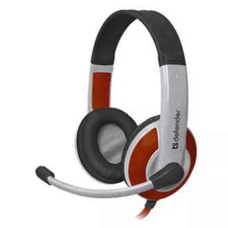Defender Warhead G-120 gaming slušalke z mikrofonom, žične, belo-rdeče, 2x 3,5 mm priključek