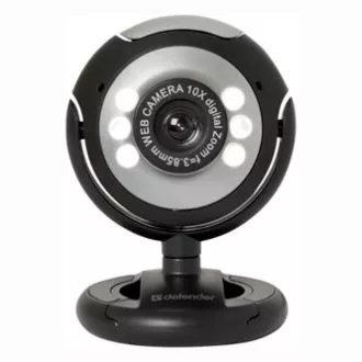 Defender C-110 Spletna kamera, črna/siva, 0,3 Mpix, USB 2.0, za prenosni računalnik/LCD