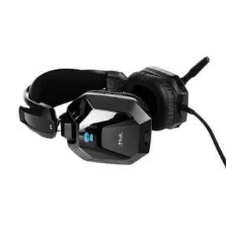 E-blue Cobra H 948 gaming slušalke z mikrofonom, žične, črne, 2x 3,5 mm jack