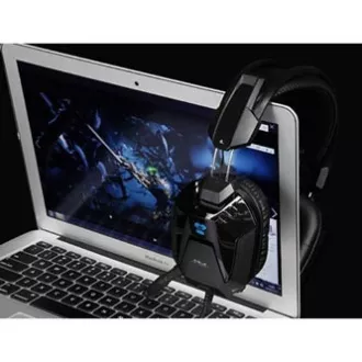 E-blue Cobra H 948 gaming slušalke z mikrofonom, žične, črne, 2x 3,5 mm jack