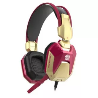 E-blue IRON MAN EHS908 gaming slušalke z mikrofonom, žične, rdeče, 2x 3,5 mm jack USB, PRODAJA E-blue IRON MAN EHS908 gaming slušalke z mikrofonom, žične, rdeče, 2x 3,5 mm jack USB, PRODAJA
