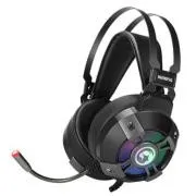 Marvo HG9015G slušalke z mikrofonom, žične, črne, 7.1 (virtualne), USB - Rabljeno