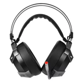 Marvo HG9015G slušalke z mikrofonom, žične, črne, 7.1 (virtualne), USB