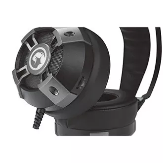 Marvo HG9015G slušalke z mikrofonom, žične, črne, 7.1 (virtualne), USB