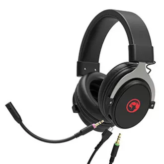 Marvo HG9052 slušalke z mikrofonom, žične, črne, 7.1 (virtualne), rdeče osvetljene, 7.1 (virtualne), tip USB