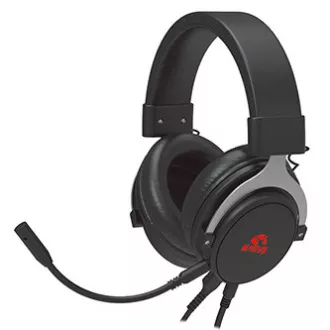 Marvo HG9052 slušalke z mikrofonom, žične, črne, 7.1 (virtualne), rdeče osvetljene, 7.1 (virtualne), tip USB