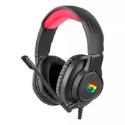 Marvo HG8958 slušalke z mikrofonom, žične, črne, za igre, 3,5 mm jack   razdelilnik   USB