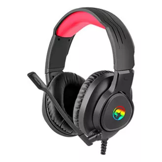Marvo HG8958 slušalke z mikrofonom, žične, črne, za igre, 3,5 mm jack   razdelilnik   USB