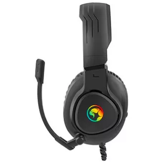 Marvo HG8958 slušalke z mikrofonom, žične, črne, za igre, 3,5 mm jack   razdelilnik   USB