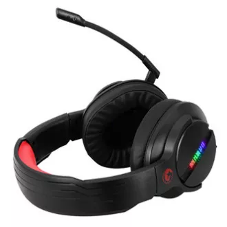 Marvo HG9065 slušalke z mikrofonom, žične, črne, 7.1 (virtualne), igralne
