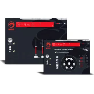 Marvo HG9065 slušalke z mikrofonom, žične, črne, 7.1 (virtualne), igralne