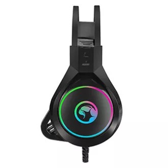 Marvo HG8901 slušalke z mikrofonom, žične, črne, USB