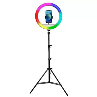 Powerton LIFE RING LIGHT, 13-palčna okrogla luč, nastavitev barve in jakosti, držalo za telefon in stativ, PRODAJA Powerton LIFE RING LIGHT, 13-palčna okrogla luč, nastavitev barve in jakosti, držalo za telefon in stativ, PRODAJA