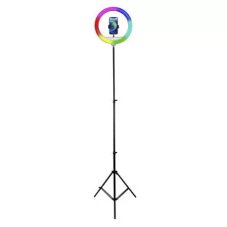 Powerton LIFE RING LIGHT, 13-palčna okrogla luč, nastavitev barve in jakosti, držalo za telefon in stativ, PRODAJA Powerton LIFE RING LIGHT, 13-palčna okrogla luč, nastavitev barve in jakosti, držalo za telefon in stativ, PRODAJA