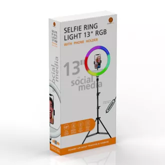 Powerton LIFE RING LIGHT, 13-palčna okrogla luč, nastavitev barve in jakosti, držalo za telefon in stativ, PRODAJA Powerton LIFE RING LIGHT, 13-palčna okrogla luč, nastavitev barve in jakosti, držalo za telefon in stativ, PRODAJA