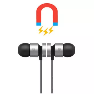 Powerton LIFE ARIVO Brezžične slušalke bluetooth, črne in srebrne
