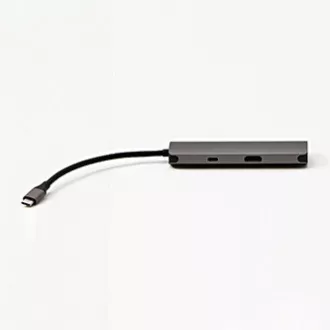 Priključna postaja USB 3.1 Type-C siva, vse novo, HDMI, RJ45, microSD, USB C (PD), 2x USB3.0 Priključna postaja USB 3.1 Type-C siva, vse novo, HDMI, RJ45, microSD, USB C (PD), 2x USB3.0