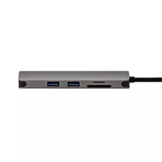 Priključna postaja USB 3.1 Type-C siva, vse novo, HDMI, RJ45, microSD, USB C (PD), 2x USB3.0 Priključna postaja USB 3.1 Type-C siva, vse novo, HDMI, RJ45, microSD, USB C (PD), 2x USB3.0
