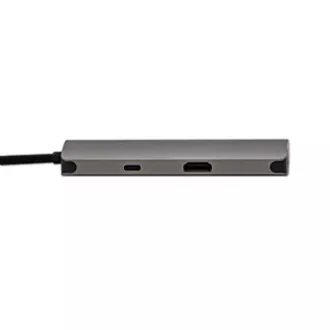 Priključna postaja USB 3.1 Type-C siva, vse novo, HDMI, RJ45, microSD, USB C (PD), 2x USB3.0 Priključna postaja USB 3.1 Type-C siva, vse novo, HDMI, RJ45, microSD, USB C (PD), 2x USB3.0