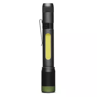 LED svetilka, 2xAA, kovinska, črna, 150lm, C33