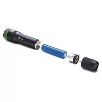 LED svetilka, Li-Ion 3,7V/2500mAh, kovinska, črna, 650lm, CR41