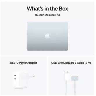 Apple MacBook Air 15,3" 2880x1864/10C M4/10C GPU/24GB/512GB_SSD/US/nebeško modra (2025) US različica tipkovnice