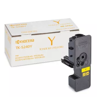 Kyocera TK-5240 (TK-5240Y) - toner, yellow (rumen)