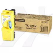 Kyocera TK-820 (TK820Y) - toner, yellow (rumen)