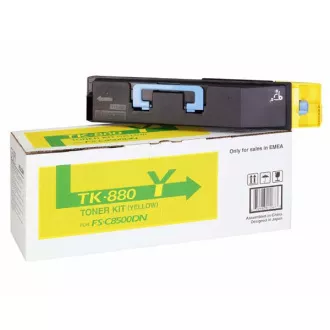 Kyocera TK-880 (TK880Y) - toner, yellow (rumen)