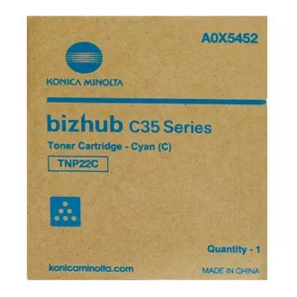 Konica Minolta TNP-22 (A0X5452) - toner, cyan (azuren)